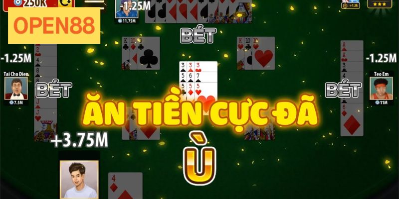 Phỏm Open88 là game bài quen thuộc của hội viên